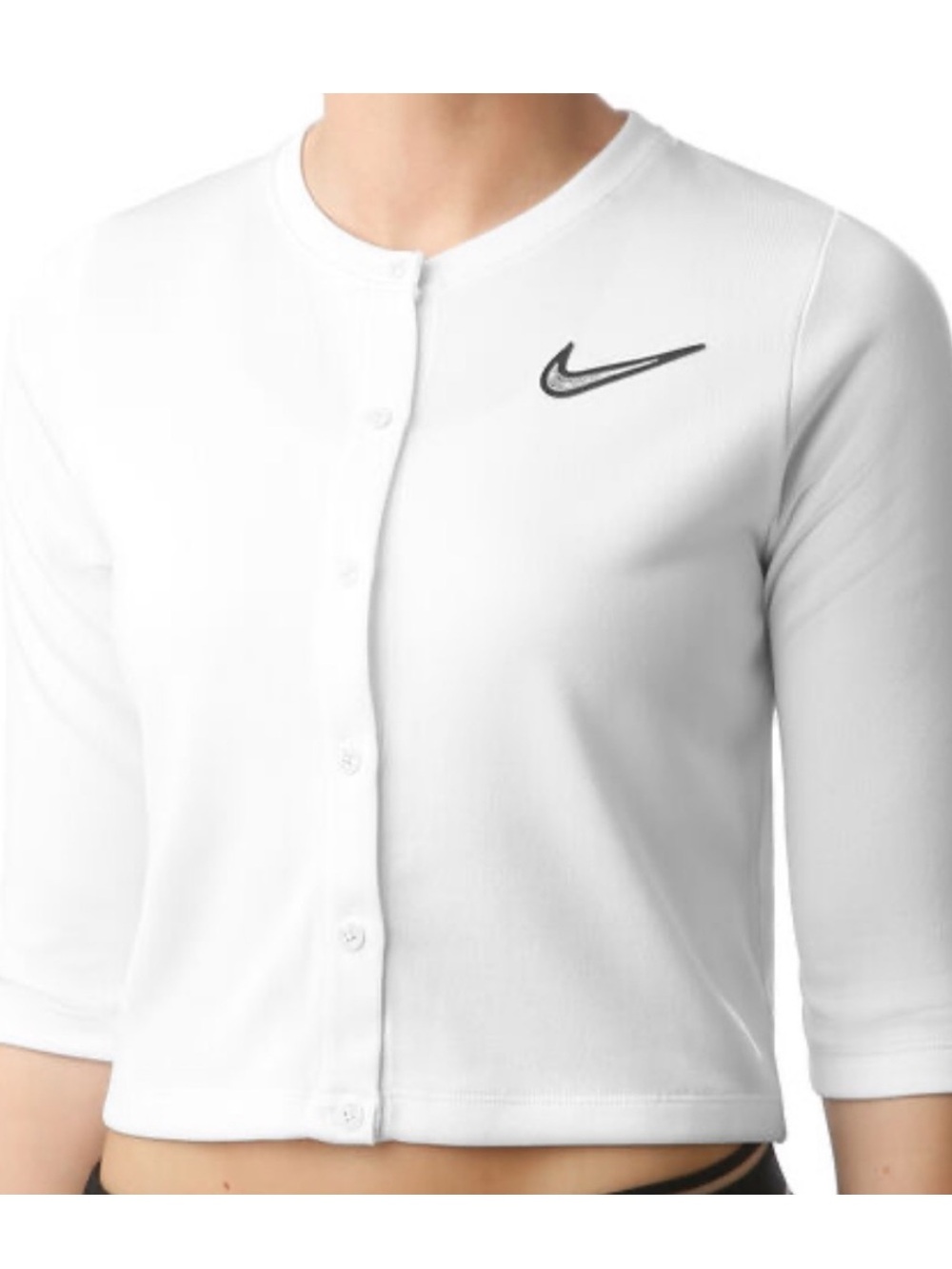 Nike Court Tennis Cardigan in White